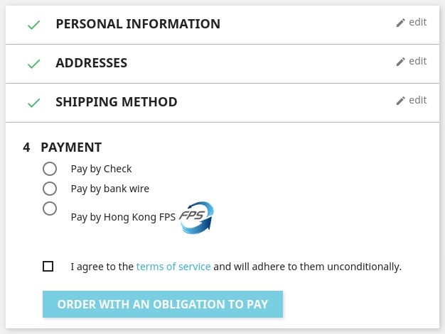 FPS Payment Choice