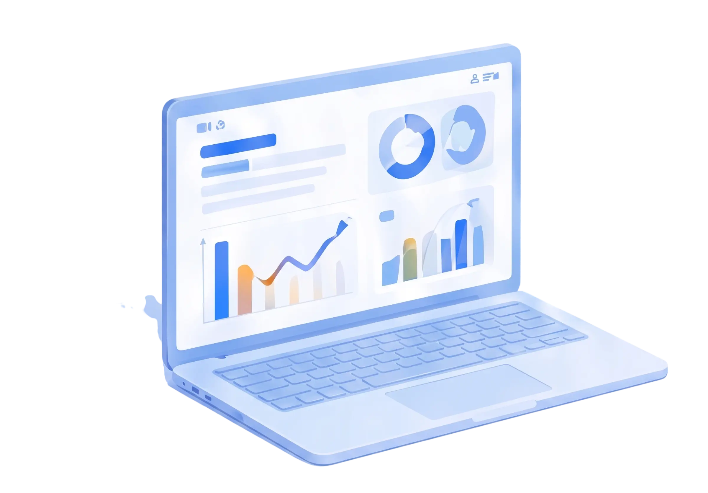 Dashboard analytics illustration